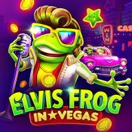 Elvis Frog in Vegas logo