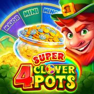 4 Super Clover Pots logo
