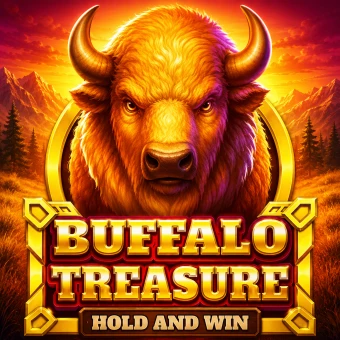 Buffalo Treasure Hold and Win logo