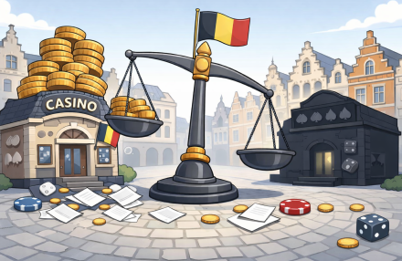 Davčna reforma iger na srečo v Belgiji razkriva tržno neravnovesje slika