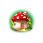 Mushroom house slika