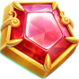 Red gemstone slika
